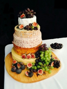 Cheese Wedding Cake with Pork Pie Layer