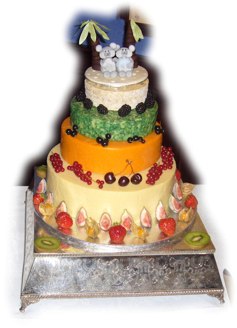 Cheese Wedding Cake Examples 7