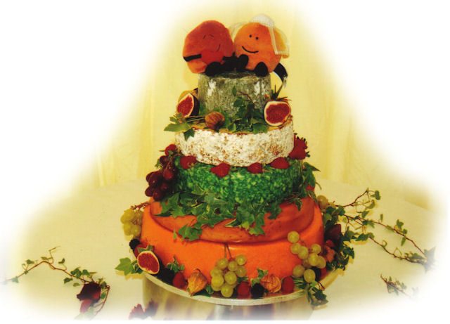 Cheese Wedding Cake Examples 9