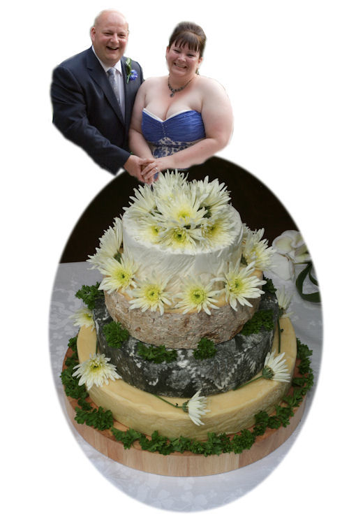 Cheese Wedding Cake Featured-Couples 3